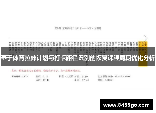 基于体育拉伸计划与打卡路径识别的恢复课程周期优化分析